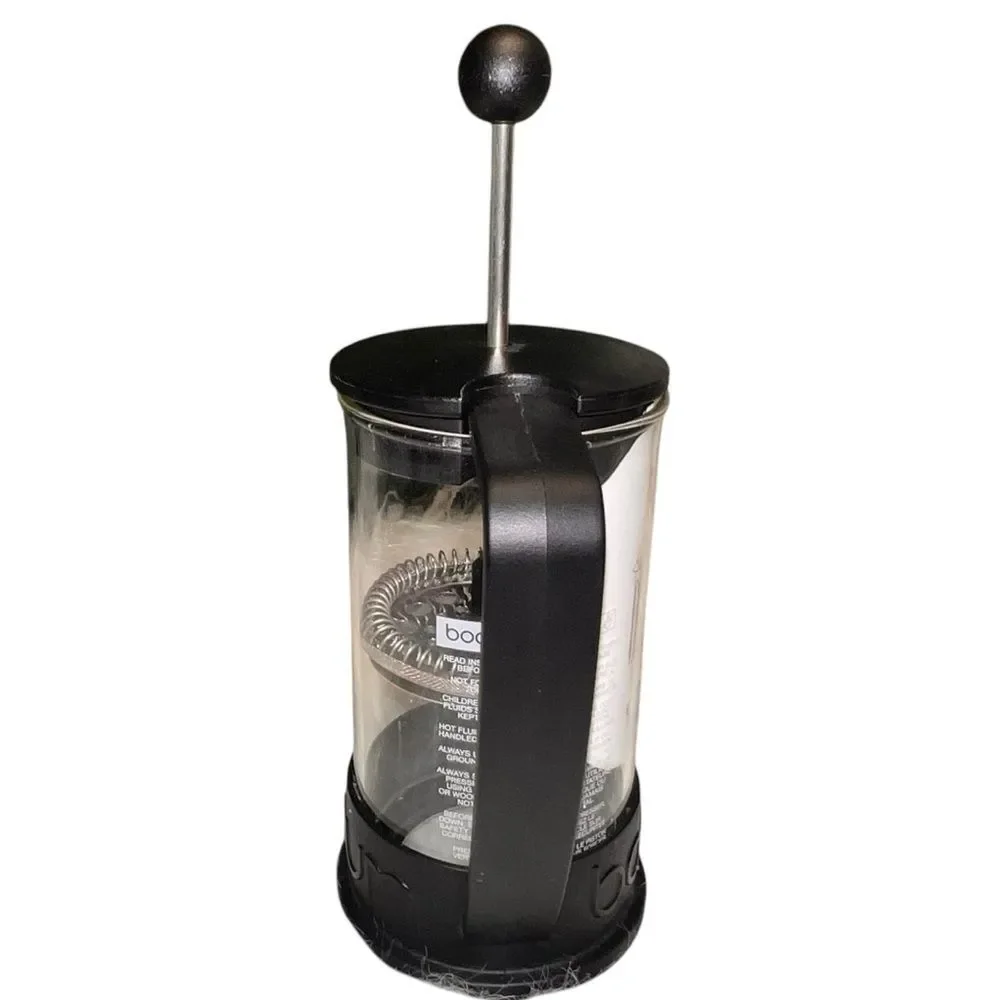 New Bodum Black French Press Coffee Maker Single Cup No Box